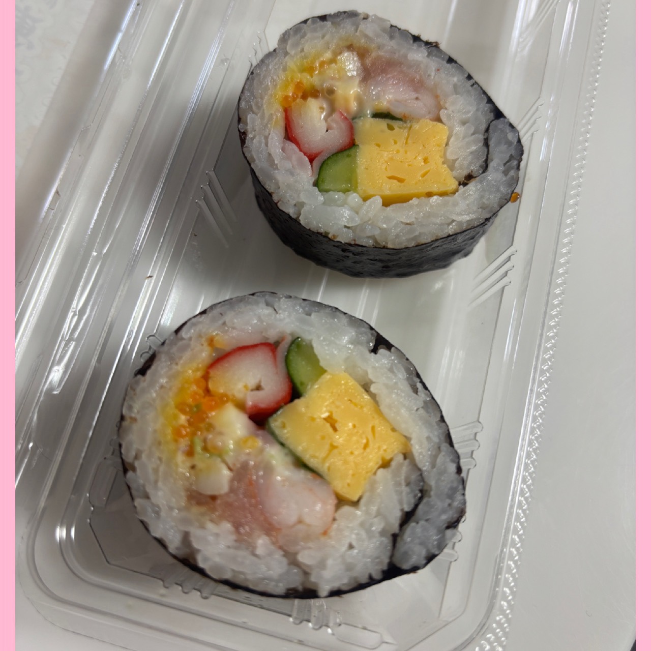 具が大事なのは、恵方巻きも女の子も同じ😂